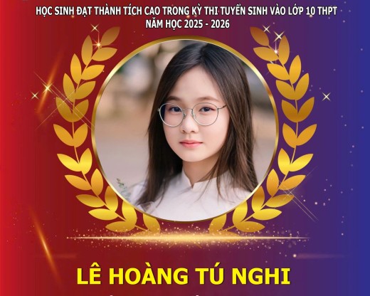 Em Lê Hoàng Tú Nghi - Lớp 9D